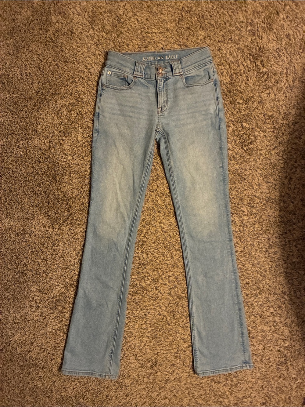 American Eagle ‘90s low-rise skinny kick jeans -size 2 long